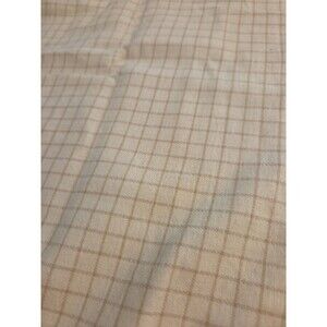 1 Yard Yellow Plaid Flannel Fabric 60 Wide